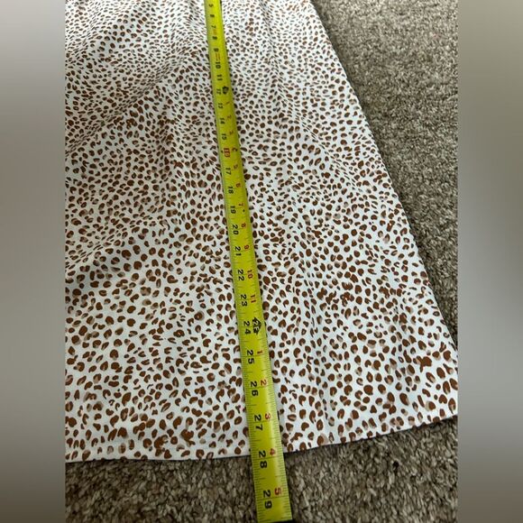 J. Crew Printed Slip Skirt Size Petite Large Cheetah Leopard NWT $98 retail - Picture 8 of 11